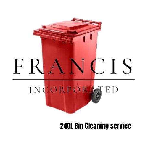 Commercial 240L Bin Cleaning Service