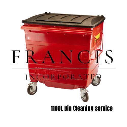 Commercial 1100L Bin Cleaning Service