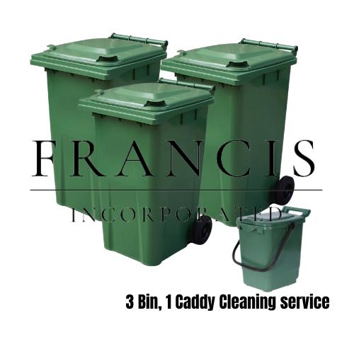 Three Bin One Food Caddy Cleaning service